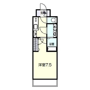 S-RESIDENCE堺市駅前【12階】の間取り