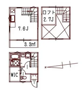 リノリノアパートメント吉島の間取り