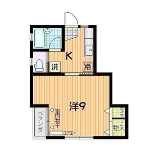 コーポプレジデント【1階】の間取り