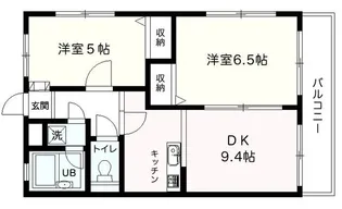 リバーサイドハタノ【3階】の間取り