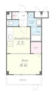 ベルデュール楓【3階】の間取り