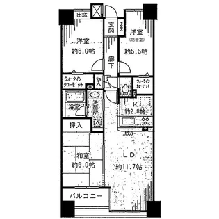 デュオシティ木場公園【5階】の間取り