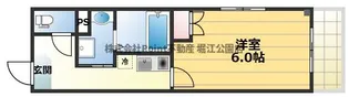 大阪府大阪市浪速区塩草3【マンション】の間取り