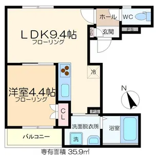 リオグランデ門前仲町【2階】の間取り