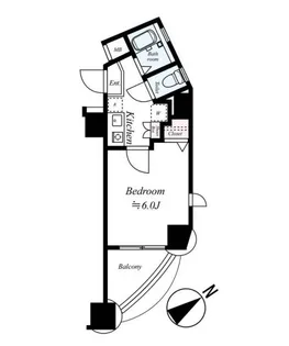 fortuna春日安藤坂【3階】の間取り