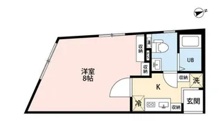 ゼスト横浜レジデンス【4階】の間取り