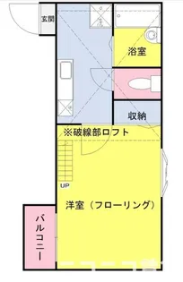 ブリリアントハイム【1階】の間取り