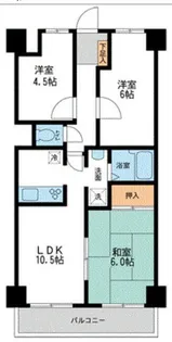 東京都足立区竹の塚3【マンション】の間取り