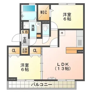 ダール・フルート【3階】の間取り