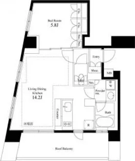 パークハウス代々木公園アーバンス【7階】の間取り