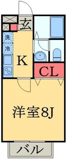エスパシオB棟【1階】の間取り