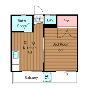 メゾンなつめ【1階】の間取り