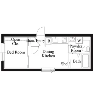 東京都大田区新蒲田2【マンション】の間取り