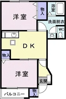 コージーイン【1階】の間取り