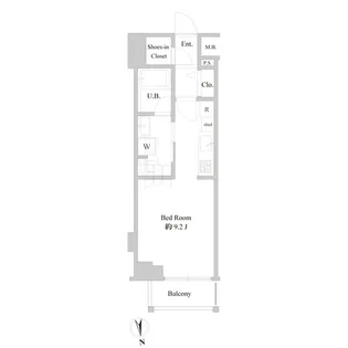 B CITY APARTMENT ITABASHI NORTH【5階】の間取り