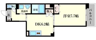 大阪府大阪市西区阿波座2【マンション】の間取り