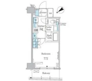 パークアクシス押上・隅田公園【10階】の間取り