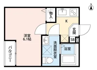 フレジェ【2階】の間取り