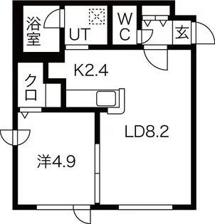 FAHRER nango (ファーラー南郷)【2階】の間取り