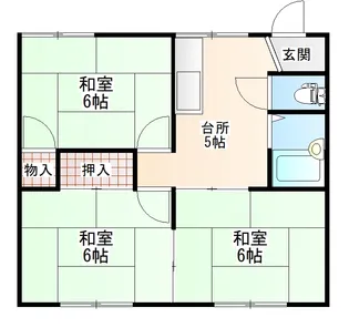 グランドハイツ藤倉【2階】の間取り