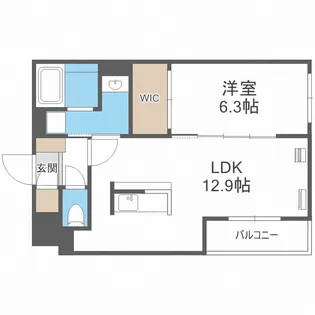 ファインレジデンス南4条イースト【1階】の間取り