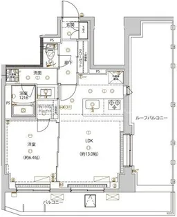 ユリカロゼ五反野III【8階】の間取り