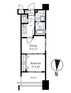 赤坂ランドマークタワー【10階】の間取り