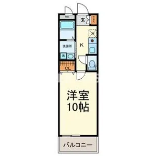 ブロア日野【1階】の間取り