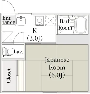 CITY COURT 桜台【1階】の間取り