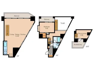 レジディア恵比寿IIIの間取り