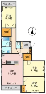 グレイス小岩【2階】の間取り