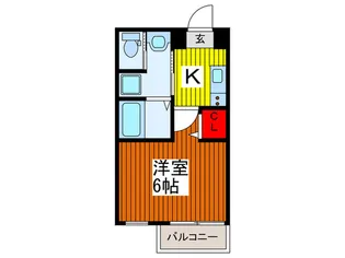 フィオーレ西川口.【5階】の間取り