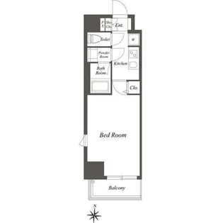 ルクレ墨田緑I【8階】の間取り