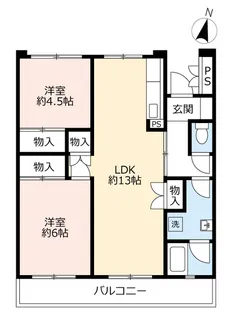 UR千代が丘【12階】の間取り