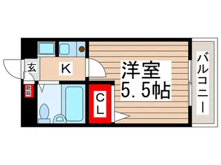 ジョイフル南流山【4階】の間取り