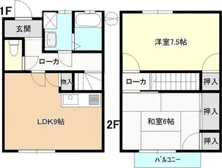 テラス実香の間取り