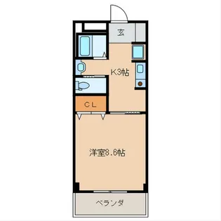 プレステージ和F【2階】の間取り