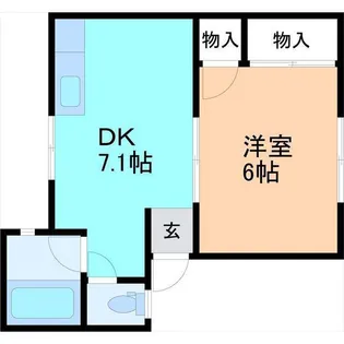 ドエル風見鶏I【2階】の間取り