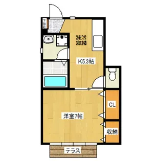 メゾネットあい【1階】の間取り