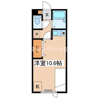 大栄緑ヶ岡ハイツ2【2階】の間取り