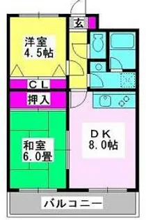T’s garden藤沢長後【3階】の間取り