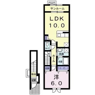 トルドニードIII【2階】の間取り