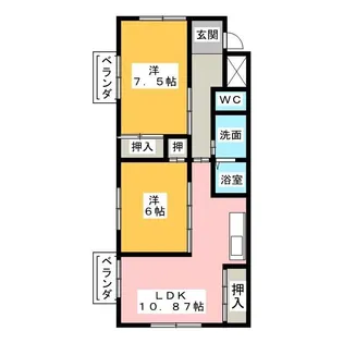 メリーホーム【3階】の間取り