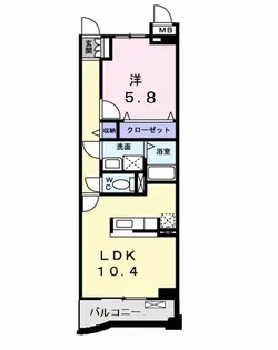 フロレジャール【3階】の間取り