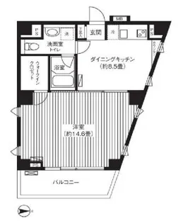T-court【5階】の間取り