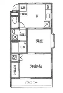 エステート秋【2階】の間取り