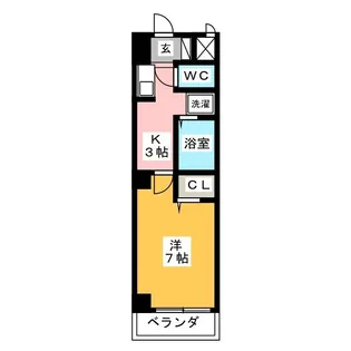 ハイツ相【8階】の間取り