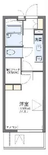 レオパレス午起【1階】の間取り