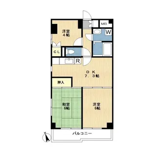 コウヤビル【2階】の間取り