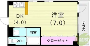 リッジヴィラ魚崎【2階】の間取り